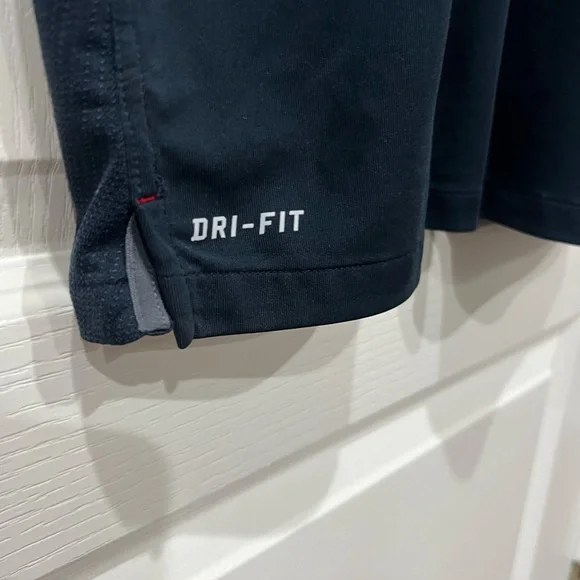 Nike Men's Texans Navy Blue and Red Polo Shirt - *Houston Texans * Size: Large - Picture 7 of 9